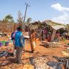 Famílias, crianças e comunidades afetadas pelo ciclone Chido no distrito de Mecufi, província de Cabo Delgado, Moçambique