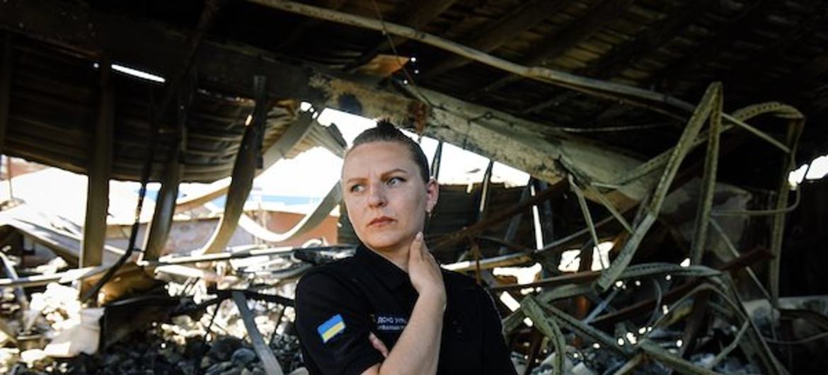 Виктория – одна из немногих женщин-пожарных в Украине и единственная в Киевской области.