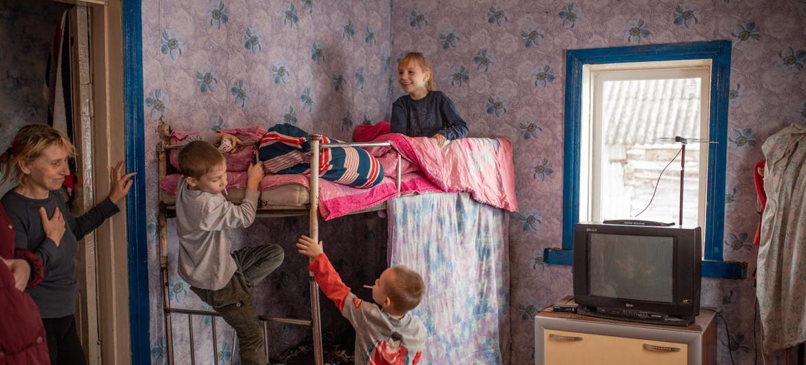 Ольга и ее дети бежали в Черниговскую область.