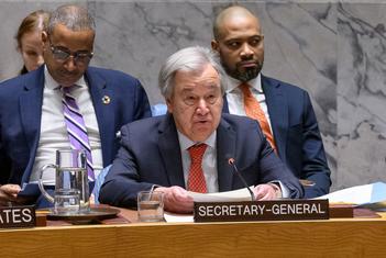 Secretário-geral, Antonio Guterres, quer o acesso das pessoas ao auxílio essencial
