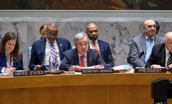 Guterres urges support for the Middle East amid current turbulent period