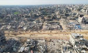 Much of Gaza has been destroyed during the war with Israel.