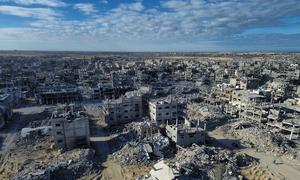 Much of Gaza lies in ruins after 15 months of bombardments.