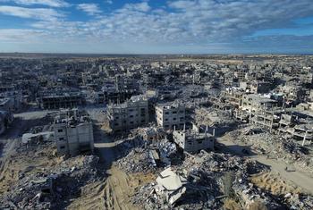 Gaza, après 15 mois de bombardements.