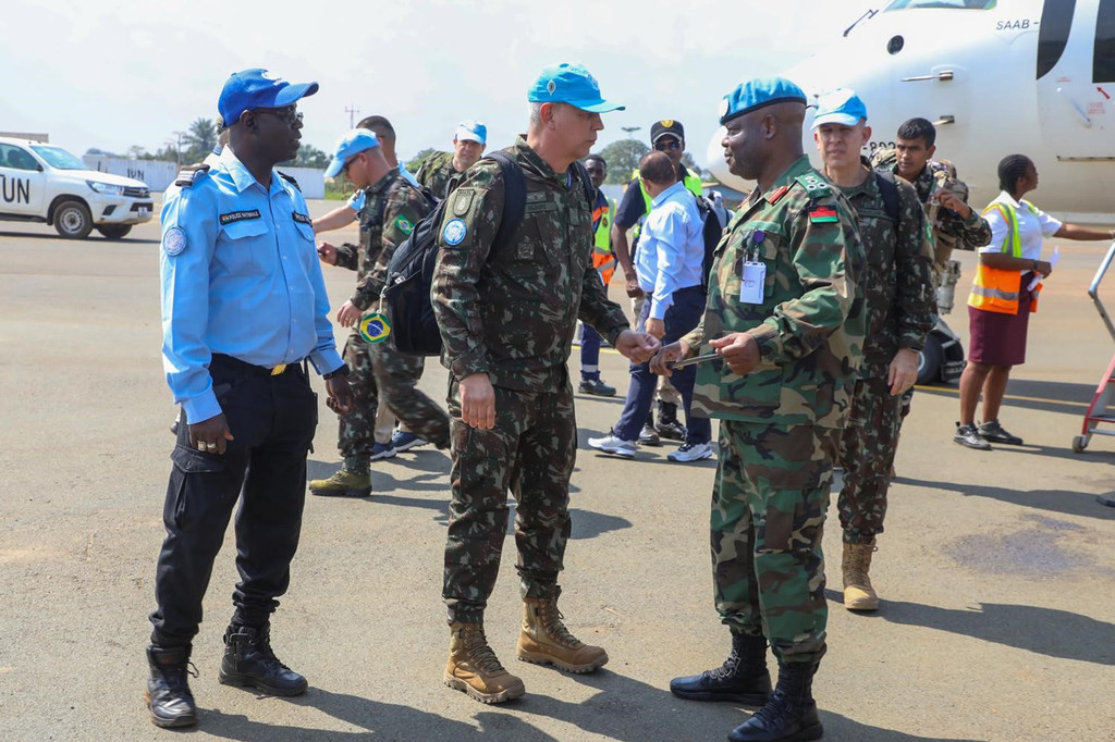 Le nouveau commandant brésilien de la MONUSCO, le général Ulisses de Mesquita Gomes, arrive à Beni, dans le Nord-Kivu.