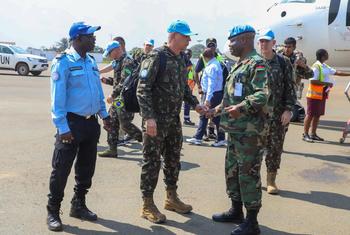 Comandante da Monusco Ulisses de Mesquita Gomes chega a Beni