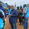 Patrice Vahard, Mkurugenzi wa Ofisi ya Umoja wa Mataifa ya Pamoja ya Haki za Binadamu, UNJHRO, nchini DRC, akiwa ziarani Beni, Kivu Kaskazini.