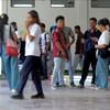 Jovens estudantes da Universidade Nacional de Timor-Leste