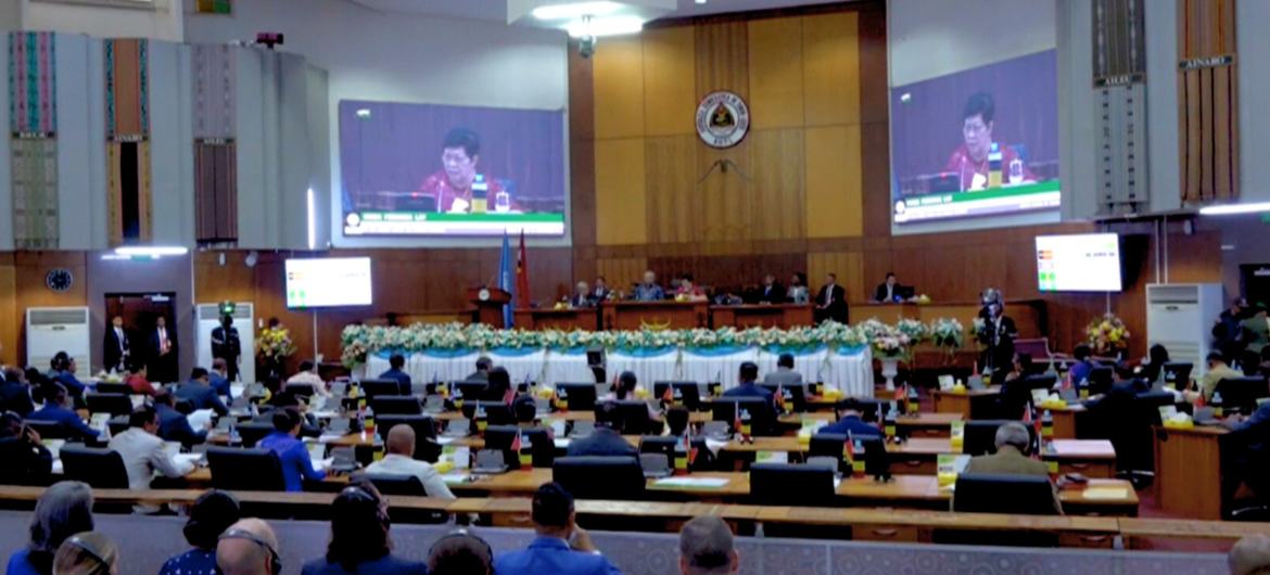 Sessão no Parlamento Nacional em Timor-Leste