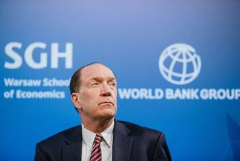 The World Bank Group President David Malpass attends the 2022 Spring Meetings in Poland.