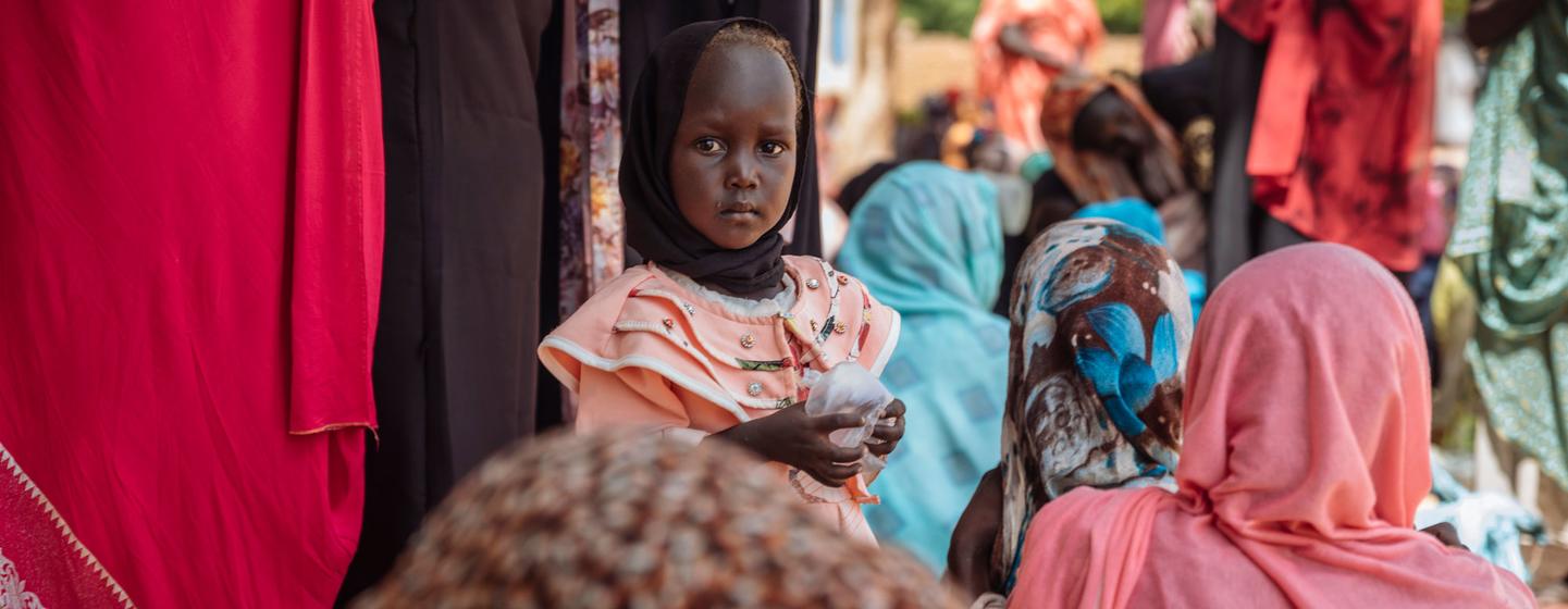 El Geneina, la capitale du Darfour occidental, accueille de nombreuses personnes déplacées à l'intérieur du Soudan.
