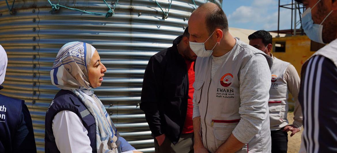 تواصل منظمة الصحة العالمية دعم النازحين بسبب الزلزال في شمال غرب سوريا.