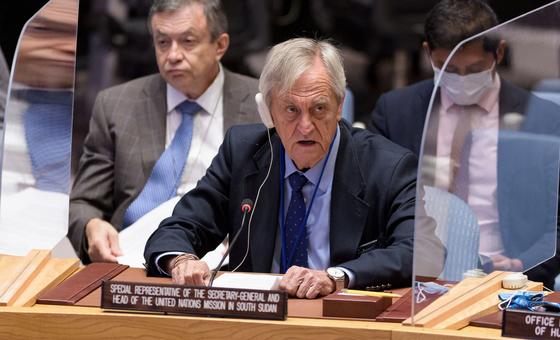 Nicholas Haysom, Special Representative of the Secretary-General for South Sudan and head of UNMISS, briefs Security Council members on the situation in the Sudan and South Sudan.