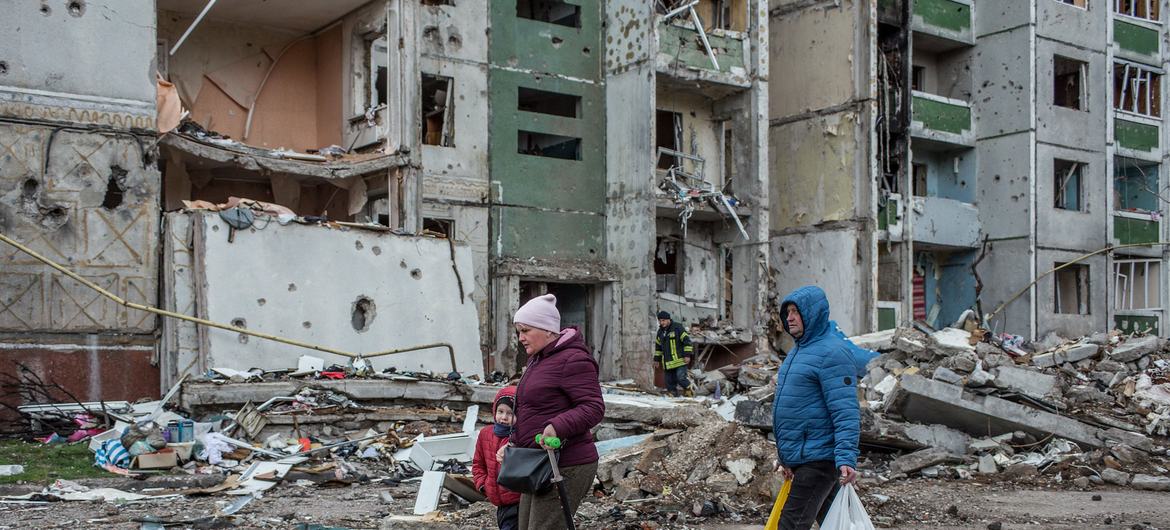 The war in Ukraine is inflicting a heavy toll on both the country's people and infrastructure.