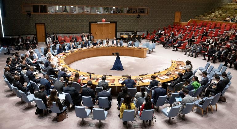 联合国安理会开会讨论网络空间不断演变的威胁。