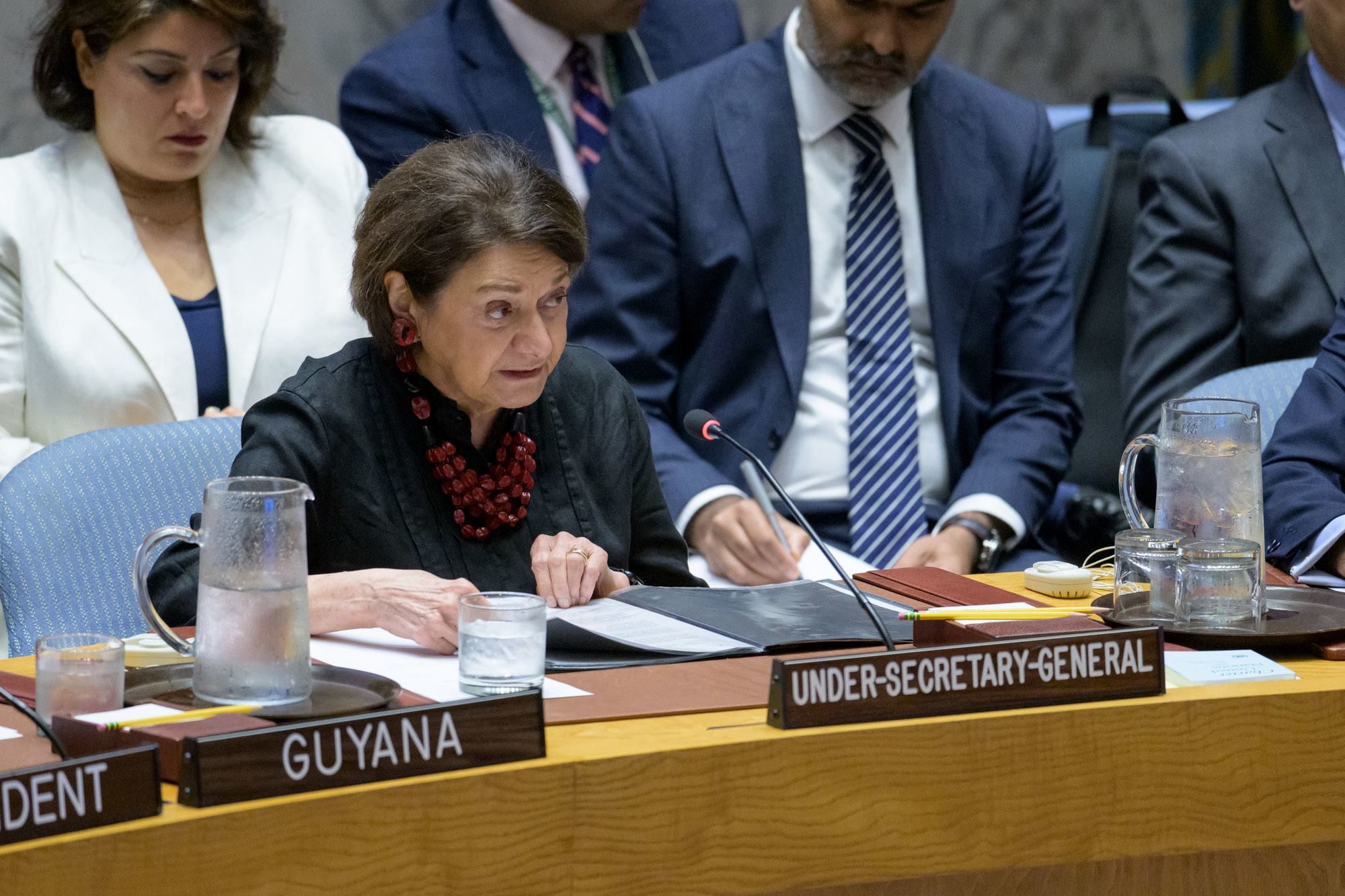 Rosemary DiCarlo, Secrétaire générale adjointe de l’ONU aux affaires politiques.