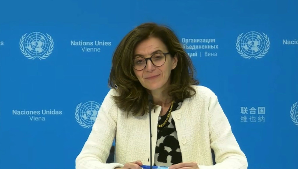 Angela Me, the head of social affairs at UNODC.