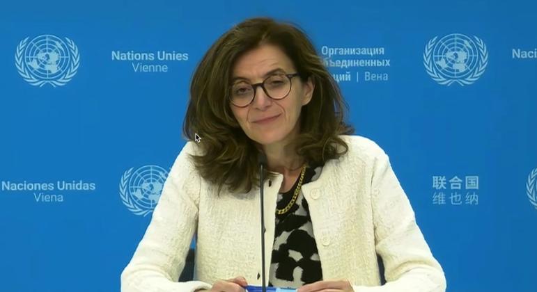 Angela Me, the head of social affairs at UNODC. Angela Me, the head of social affairs at UNODC.