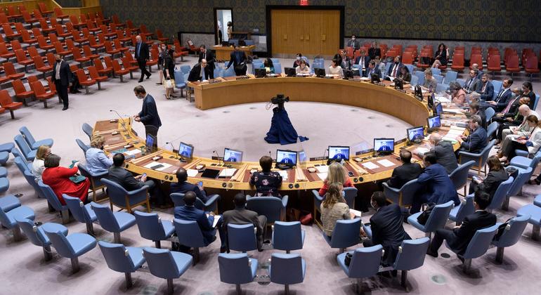 Une réunion du Conseil de sécurité des Nations Unies, à New York.