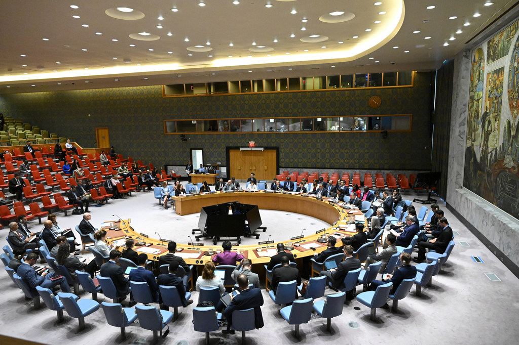 Mtazamo wa Baraza la Usalama wakati wa kikao kuhusu Syria
