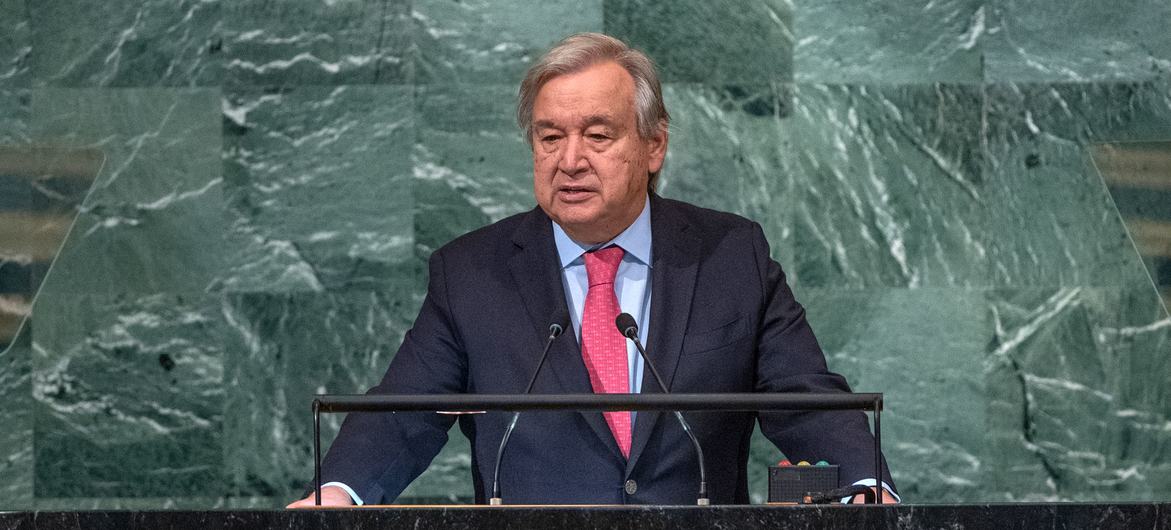 António Guterres disse que a invasão é uma afronta à consciência coletiva e uma violação da Carta da ONU e do direito internacional
