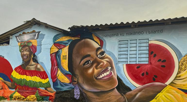 Mural na Colômbia