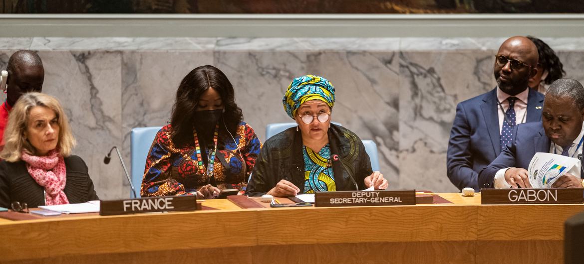 Vice-secretária-geral da ONU, Amina Mohammed
