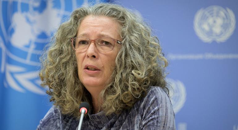 Denise Brown, que acumula a função de coordenadora humanitária na Ucrânia, lidera a atuação de 20 agências das Nações Unidas com cerca de 2,6 mil funcionários, a maioria ucranianos.