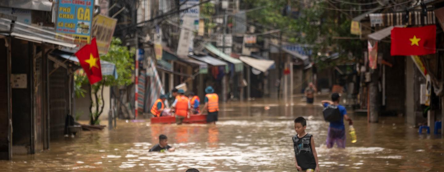 Au Vietnam, 3 millions d’élèves ont vu leur scolarité perturbée par les récents typhons, inondations et tempêtes.(Archives)