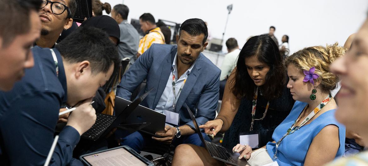 Negotiations continue to take place throughout the day at COP30 in Belém, Brazil. Negotiations continue to take place throughout the day at COP30 in Belém, Brazil.