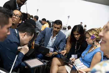 Negotiations continue to take place throughout the day at COP30 in Belém, Brazil.