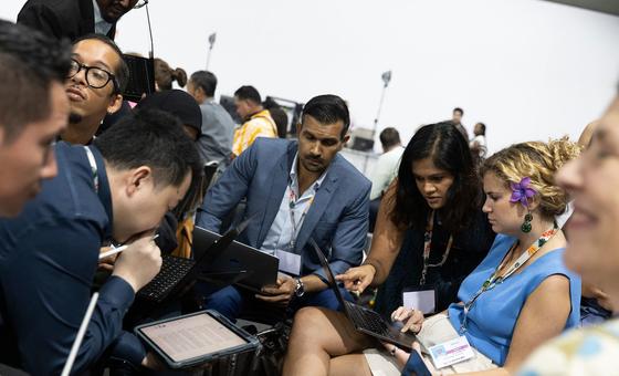 Negotiations continue to take place throughout the day at COP30 in Belém, Brazil.