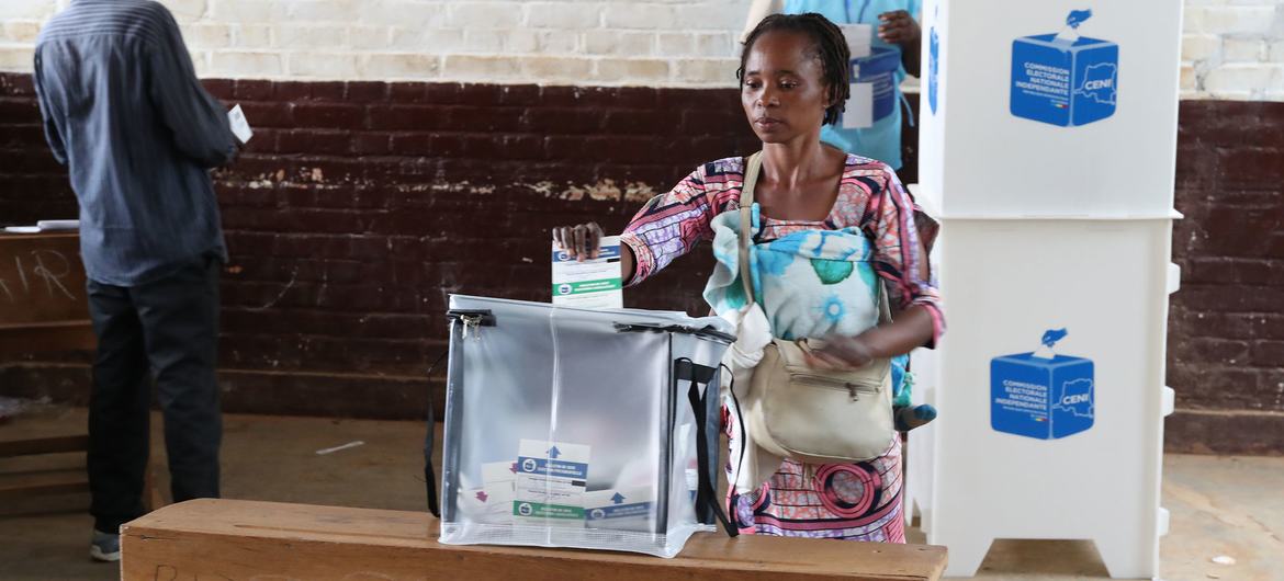 Presidential and parliamentary elections are being held in the Democratic Republic of the Congo.
