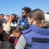 Personal de la OCHA durante una misión en Gaza.