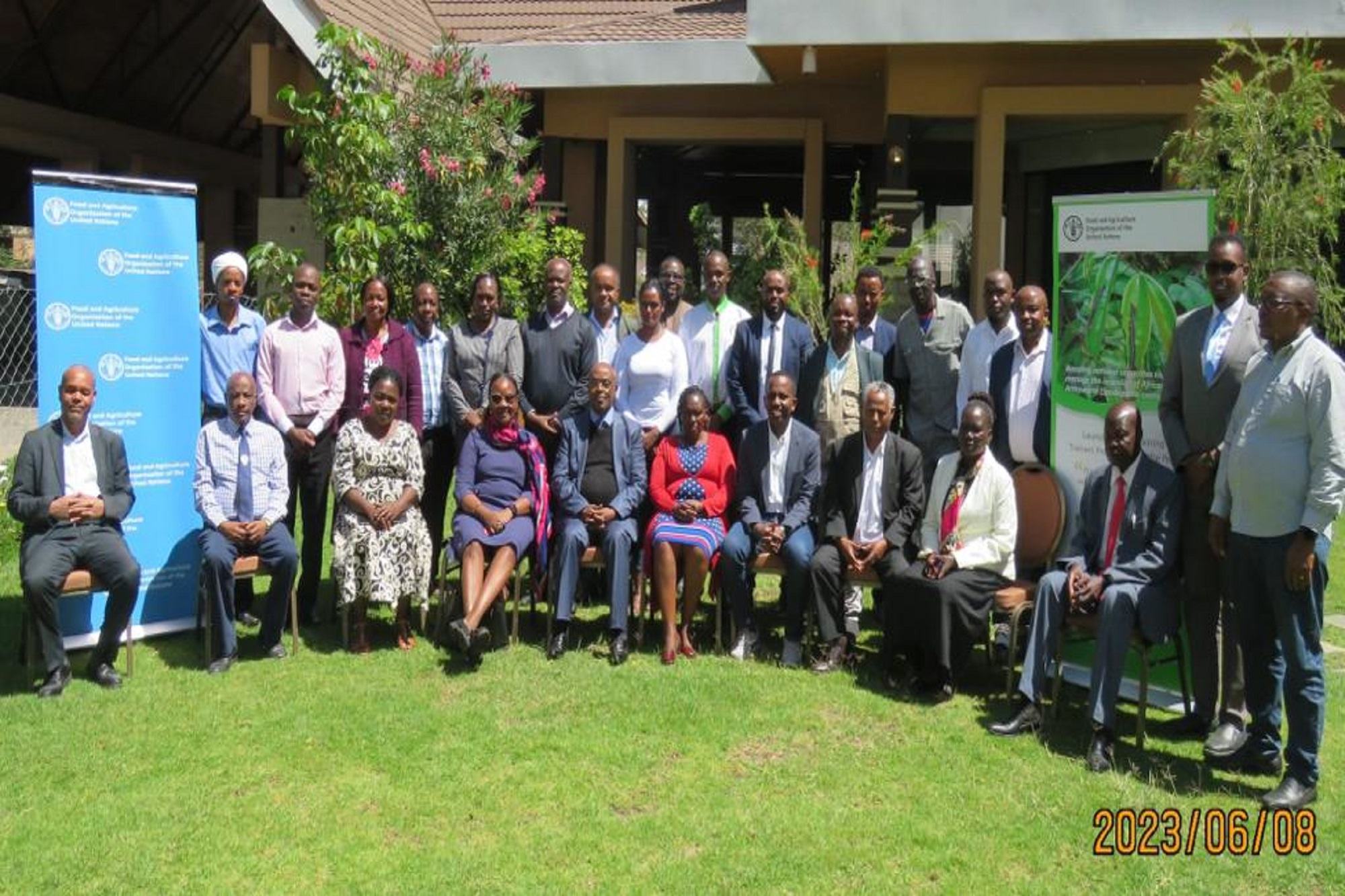 Kikao cha mafunzo kwa maafisa wa kilimo kilichofanyika Naivasha, Kenya Kilichoandaliwa na FAO