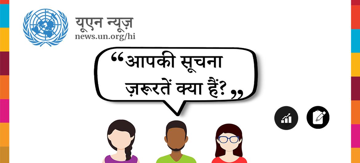 UN News Hindi Survey