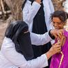The head of immunization at Dar Sa’ad Medical Compound  in Aden goes to the streets to ensure children are vaccinated