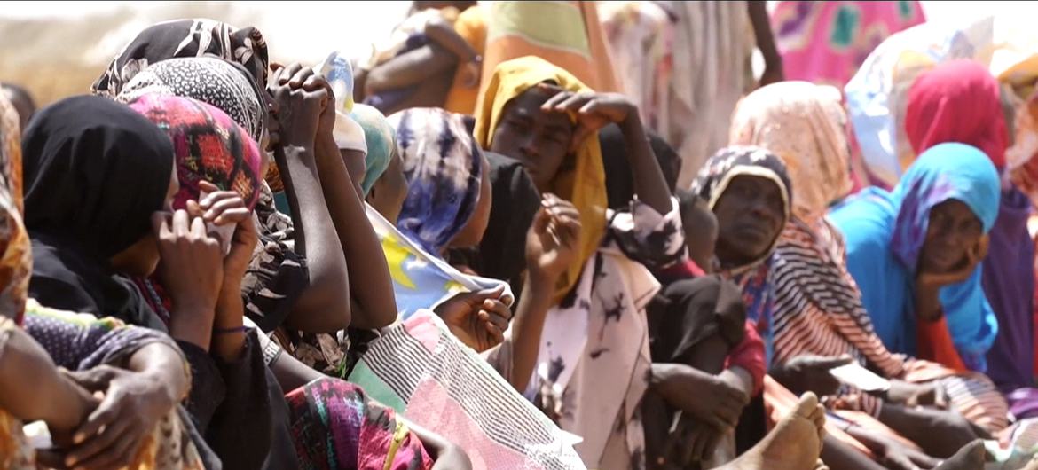 Суданские беженцы в Чаде.