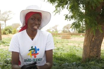 Anta Sarr kutoka mkoa wa Thiès nchini Senegal ambako yeye na rafiki zake wanne wamenufaika na mradi wa Agrijeunes unaotekelezwa na IFAD. 