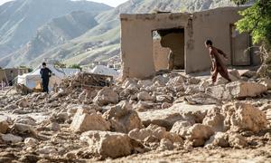 Aftermath of the May 2024 floods in Baghlan province, Afghanistan.