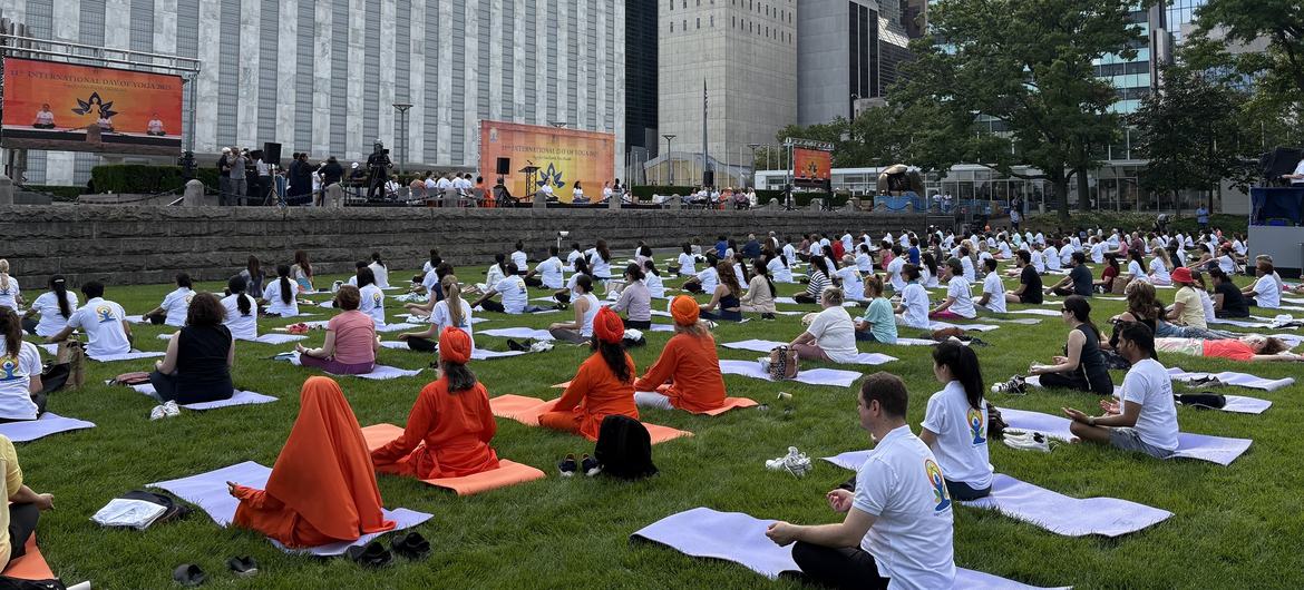 To organize a yoga session on the occasion of the 11th International Yoga Day at the UN headquarters. To organize a yoga session on the occasion of the 11th International Yoga Day at the UN headquarters.