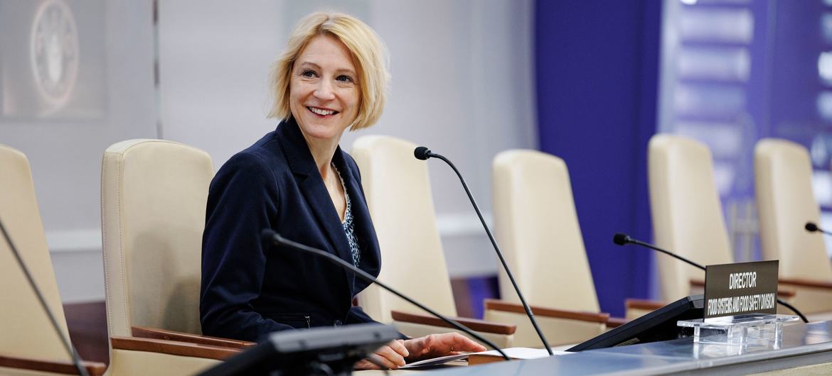 Corinna Hawkes, Director of Food Systems and Food Safety Division at FAO. Corinna Hawkes, Director of Food Systems and Food Safety Division at FAO.