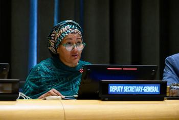 A vice-secretária-geral da ONU, Amina Mohammed