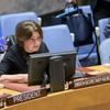 Rosemary DiCarlo, cheffe des affaires politiques de l'ONU, devant le Conseil de sécurité.