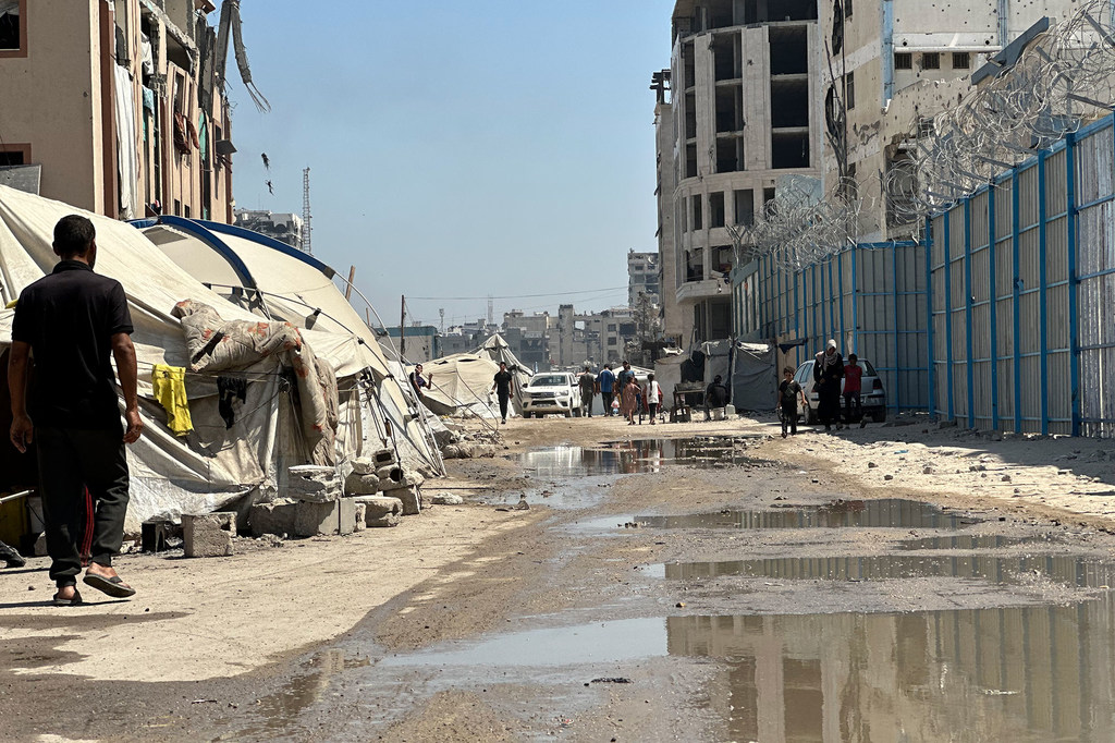 La intensificación de los ataques israelíes contra la ciudad de Gaza va arrasando lo que queda en pie.