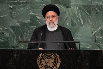 Президент Ирана Ибрагим Раиси на 77-й сессии Генассамблеи ООН. (Архив)