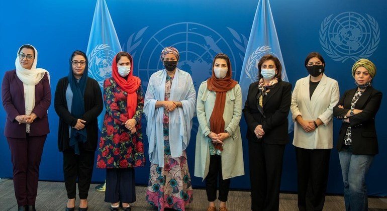 نائبة الأمين العام تجتمع مع وفد المرأة الأفغانية