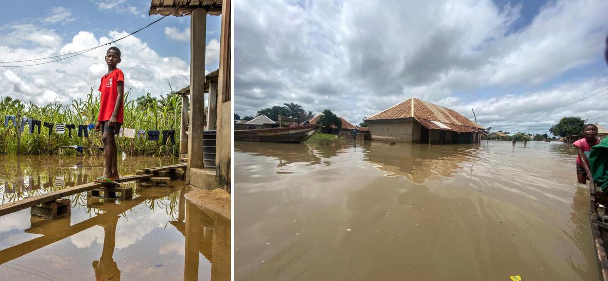 أكثر من 1.5 مليون طفل معرضون للخطر بسبب الفيضانات المدمرة التي ضربت نيجيريا.