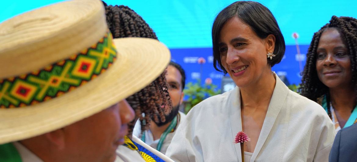 Susana Muhamad, Minister of Environment of Colombia and President of the UN Biodiversity Conference (COP16).