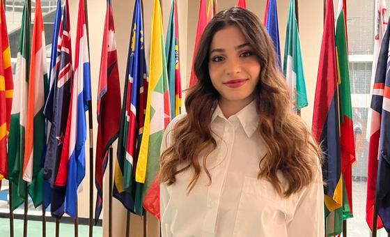 Yusra Mardini, a young Syrian refugee turn UNHCR Goodwill Ambassador, attended a special pre-screening of the Netflix film "The Swimmers" at UN Headquarters in New  York.